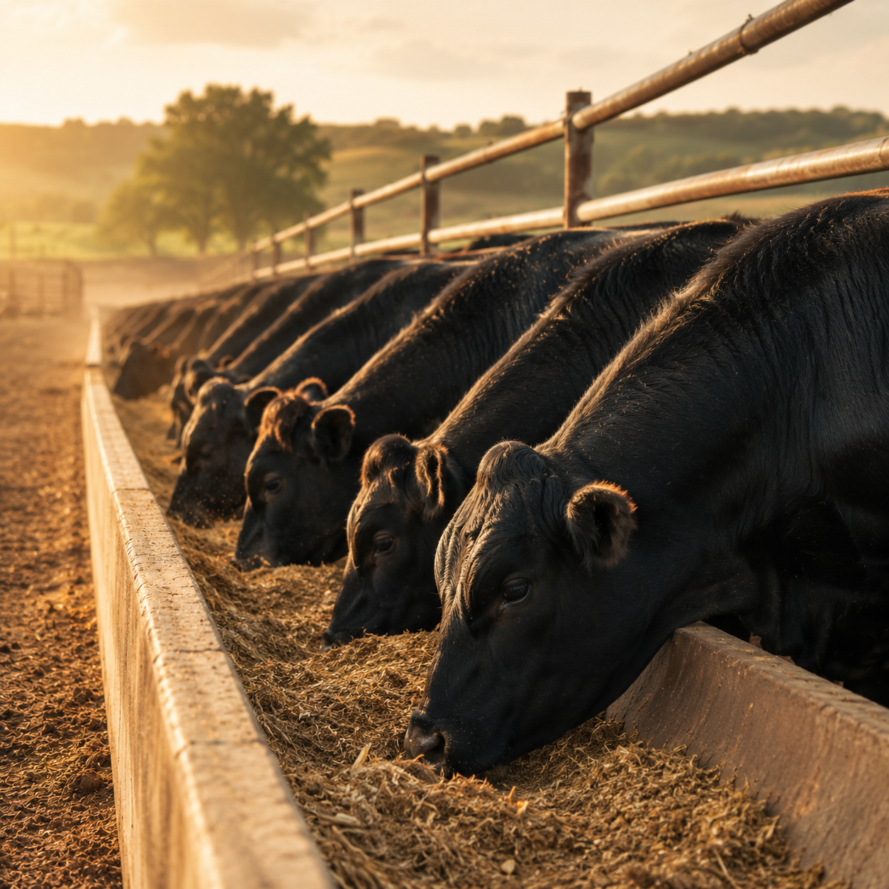 Feedlot cattle application