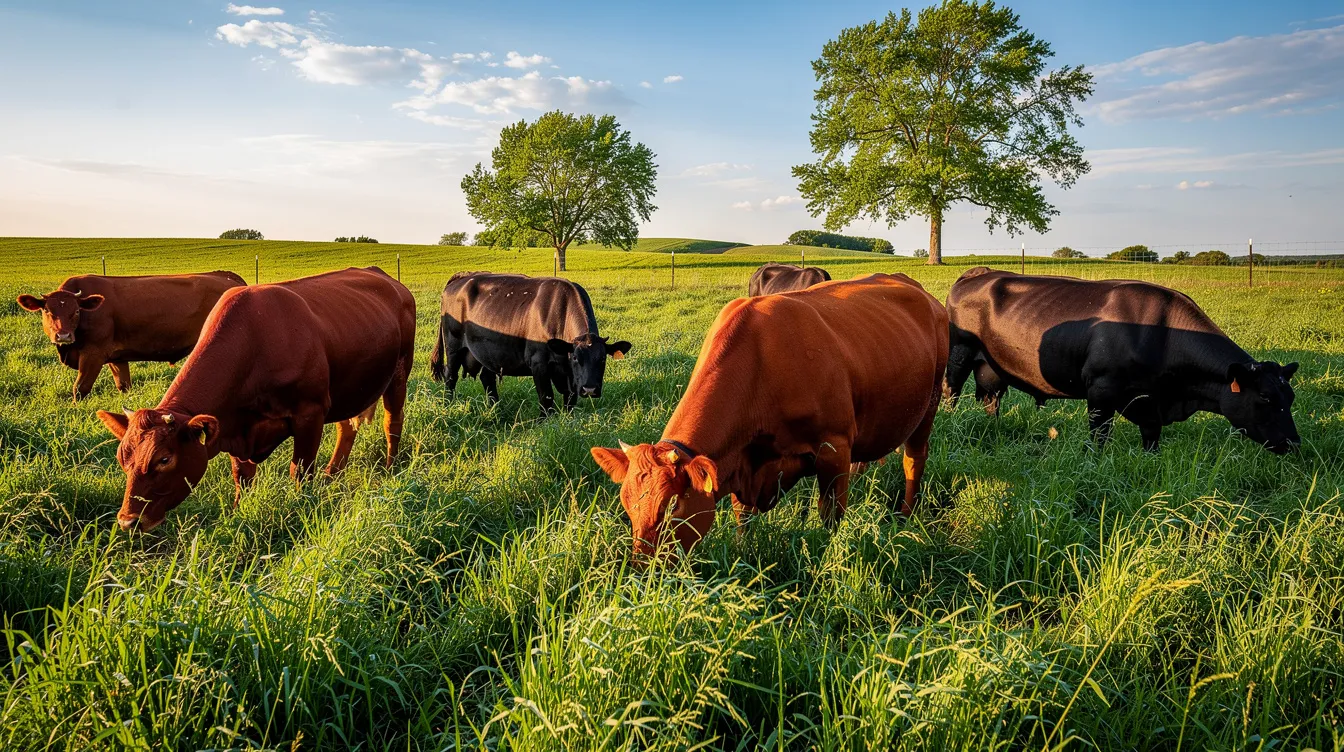Beef cows on pasture affected by fescue toxicosis and heat stress